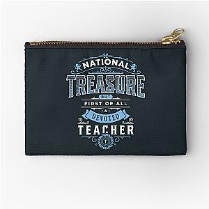 Teacher National Treasure Elegant Appreciation Zipper Pouch