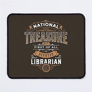 Librarian National Treasure Elegant Appreciation Mouse Pad