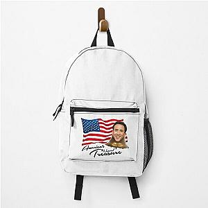 America's National Treasure - Black Text Backpack