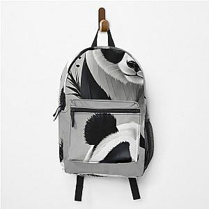 "Celestial Elegance: A Realistic Portrait of China's National Treasure - The Majestic Panda" Backpack