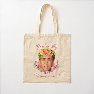 Nicolas Cage - You're My National Treasure - Nicholas Cage - Nick Cage - Nic Cage  Cotton Tote Bag