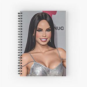 Natti Natasha in Barbie doll  Spiral Notebook