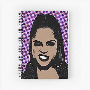 Natti Natasha style pop art Spiral Notebook