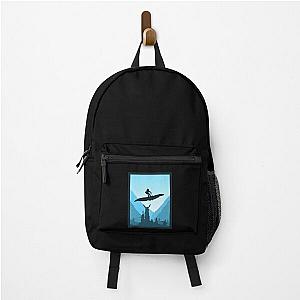 Nausicaä of the Valley of the Wind Minimalist Travel Style Anime Art Backpack