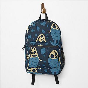 Abstract Little Ghosts with Blue Pants Halloween Backpack