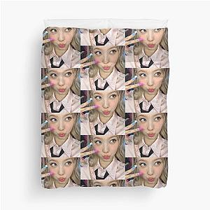 nayeon cute selca Duvet Cover