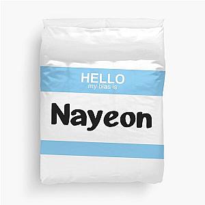 My Bias is Nayeon Duvet Cover