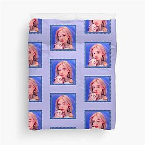 NAYEON -  POP  (cartoon vers) (blue version) Duvet Cover