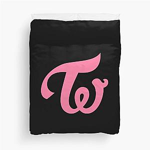 Twice Logo - Momo Tzuyu Nayeon Sana Jihyo Chaeyoung Mina Dahyun Duvet Cover