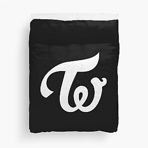 Twice Logo - Momo Tzuyu Nayeon Sana Jihyo Chaeyoung Mina Dahyun Duvet Cover