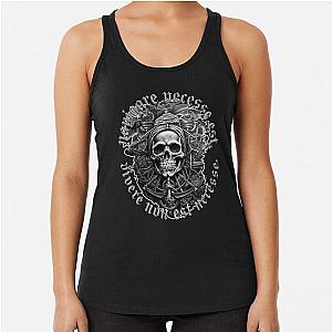 Navigare necesse est, vivere non est necesse Racerback Tank Top