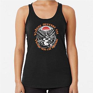 Vivre est plus important que la vie Racerback Tank Top