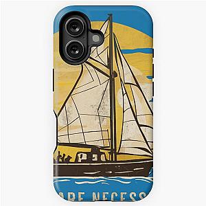 Navigare Necesse Est, Vintage Sailing Yacht, It's Necessary to Sail Phone Case
