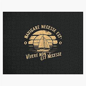 Navigare Necesse Est Vivere Non Est Necesse Vintage Sailing Yacht It is necessary to sail