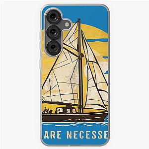 Navigare Est, Vintage Sailing Yacht, It Necessary to Sail Samsung Galaxy Soft Case
