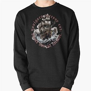 Navigare est necessarium, vivere non est necessarium  Pullover Sweatshirt
