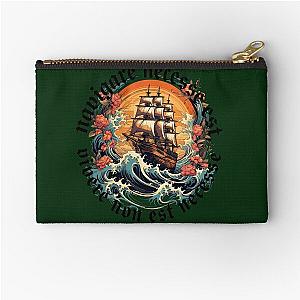 Navigare est, vivere non est necesse 1 Zipper Pouch