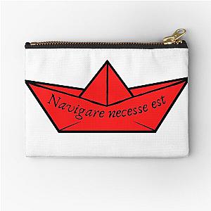 Paper Boat Navigare necesse est pack Zipper Pouch