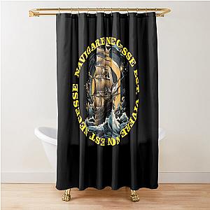 Navigare est necesse, vivere non est necesse Shower Curtain