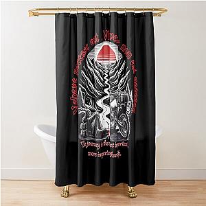 Vehere est, vivere not est - journey is more important than life Shower Curtain