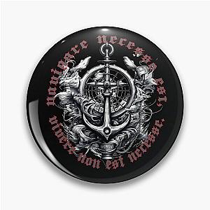 Navigare est, vivere non est, anchor pin