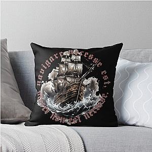Navigare necessse est, vivere non nucleus 2 Throw Pillow
