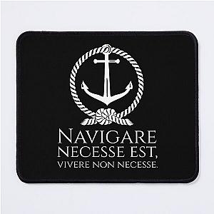 Navigare Est - Nautical Latin Quote Mouse Pad