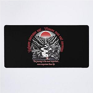 Vehere necesse est, vivere est marginally important - journey is more important than life with explanation Desk Mat