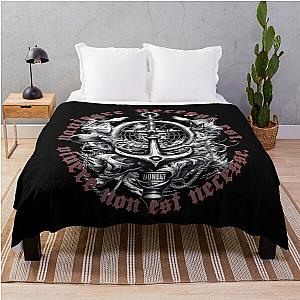 Navigare necess est, vivere non est neces s, Anchor Throw Blanket