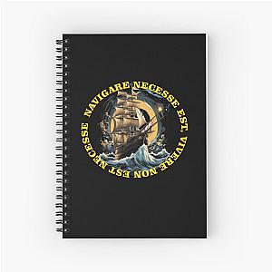 Necesse est, vivere non est Spiral Notebook