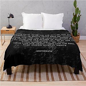 The Heart - NEEDTOBREATHE lyrics Throw Blanket