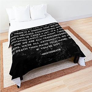 NEEDTOBREATHE Difference Maker - Bridge Typography Comforter