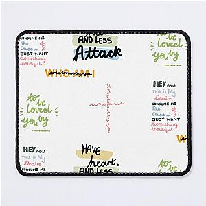 needtobreathe lyrics Mouse Pad