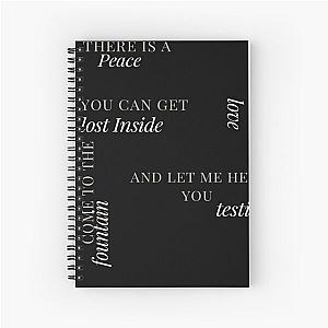 Testify needtobreathe lyrics Spiral Notebook