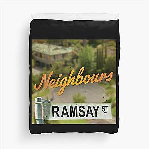 Ramsay St Street Sign Everybody Needs Neighbours Duvet Cover