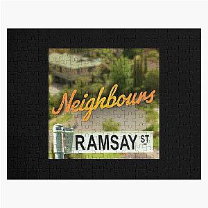 Ramsay St Street Sign Everybody Needs Good Neighbors Jigsaw Puzzle
