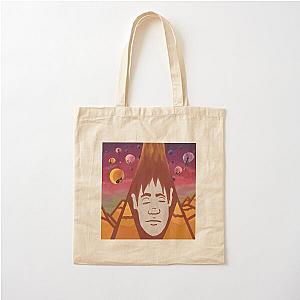 Volcano Space Different Planets Colourful Neighbour Cotton Tote Bag