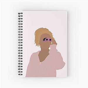 Ginny and Georgia peeping on neighbours with pink binoculars Spiral Notebook