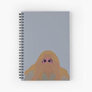 Ginny and Georgia spying on neighbours with pink binoculars Spiral Notebook