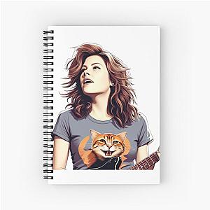 Introducing Our Captivating Neko Case Clipart Design Spiral Notebook