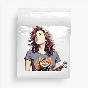 Introducing Our Captivating Neko Case Clipart Design Duvet Cover