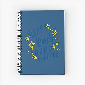 Happy Dad Hard Seltzer Clothing Nelk Boys  (2) Spiral Notebook