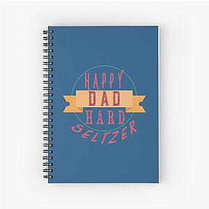 Happy Dad Hard Seltzer Clothing Nelk Boys     Spiral Notebook