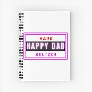 Happy dad Seltzer Spiral Notebook