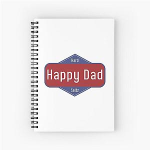 Happy Dad Hard Seltz Spiral Notebook