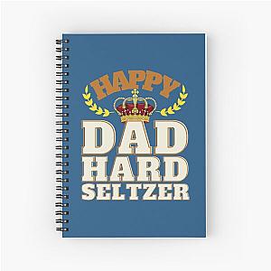 Happy Dad Hard Seltzer   Spiral Notebook