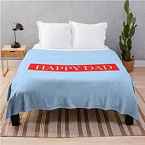 happy dad seltzer Throw Blanket