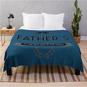 happy dad seltzer               Throw Blanket