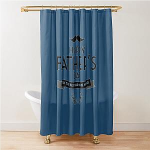 happy dad seltzer               Shower Curtain