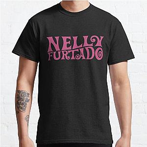 Nelly Furtado - Pink Logo - Whoa Nelly! Folklore Loose Classic T-Shirt